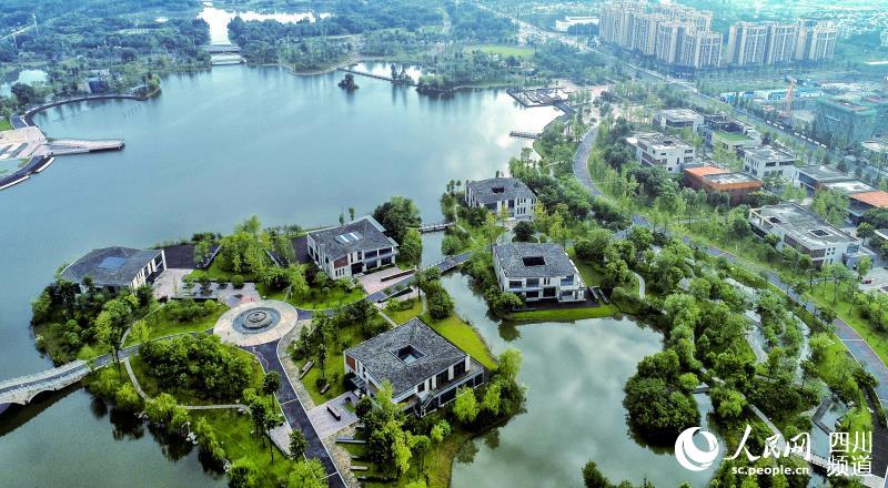 成都雙流美麗宜居空港公園城市畫卷徐徐展開