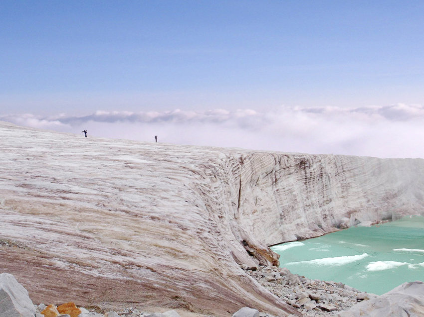 達古冰川景區6號冰川。達古冰川景區管理局供圖