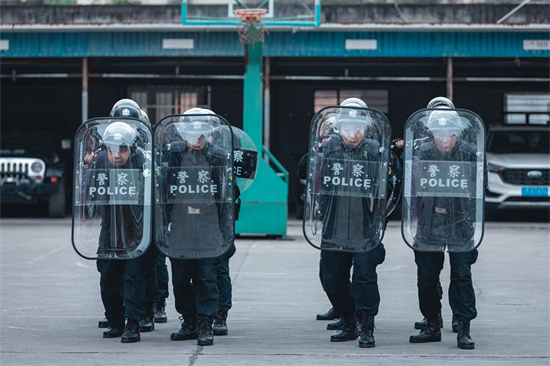 拉動演練。馬淼供圖