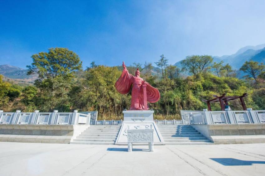 顓頊故里文化廣場。米易縣融媒體中心供圖