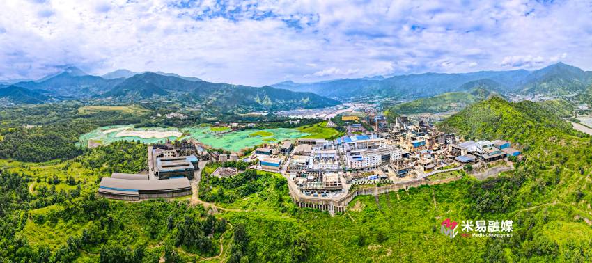 米易鳥瞰。米易縣融媒體中心供圖
