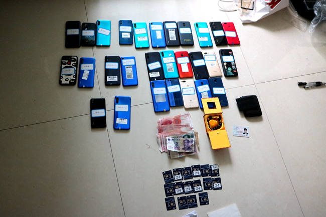 涉案物資。廣元市公安局供圖