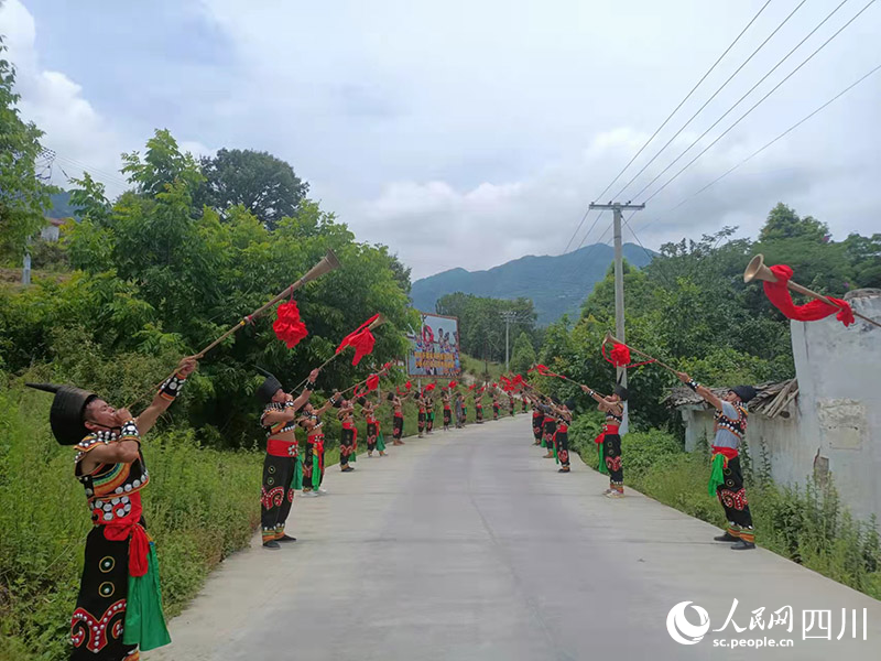 省級非遺——彝族長號。吳舒婷攝