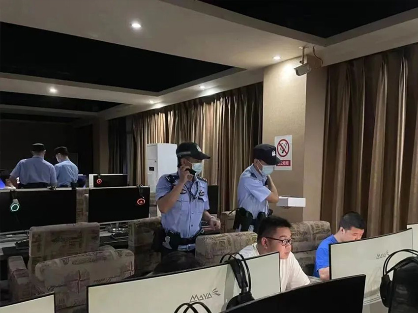 智能監控巡查。資陽市公安局供圖