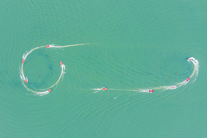 四川眉山防汛救災實戰演練。四川省眉山市消防救援支隊供圖