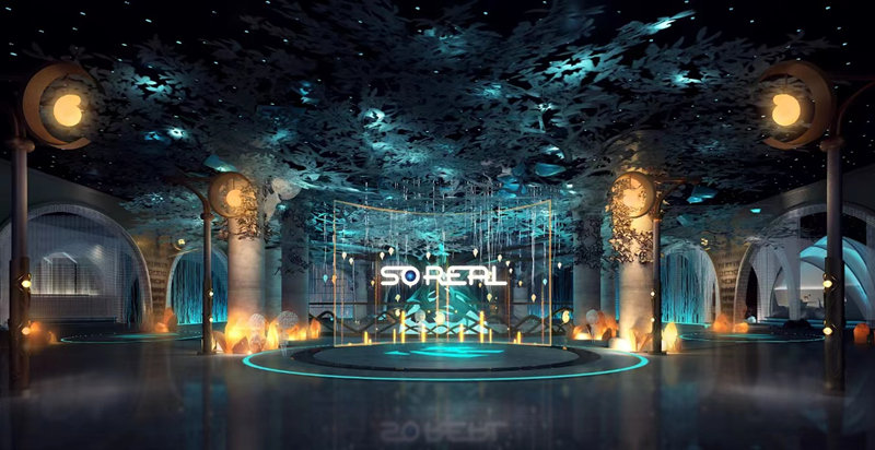 元宇宙線下場景。青白江區委宣傳部供圖