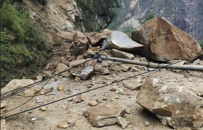 受災現場。中國電信四川公司供圖