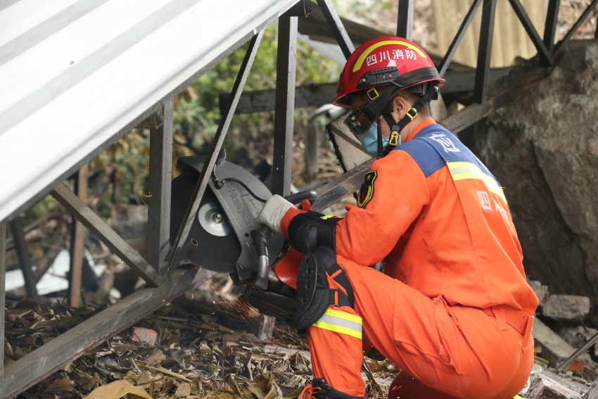 演習現場。四川省應急管理廳供圖