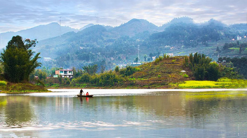 柏楊湖。高縣縣委宣傳部供圖