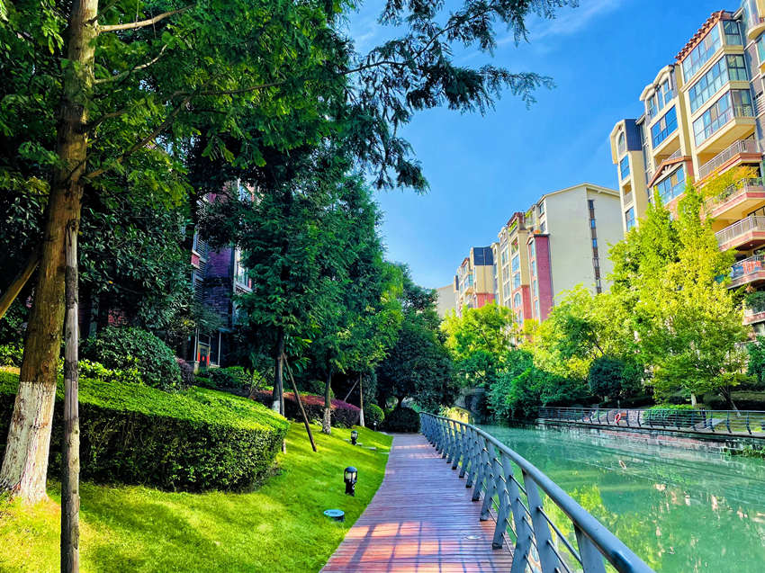 新希望皇冠國際。成都高新區生態環境城管局供圖