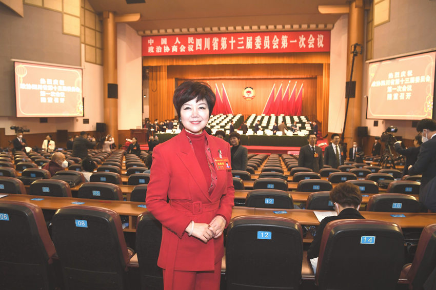 十三屆四川省政協委員寒露。受訪者供圖