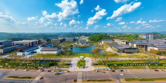 四川音樂學院資陽臨空經濟區校區（美術學院）。資陽市委宣傳部供圖