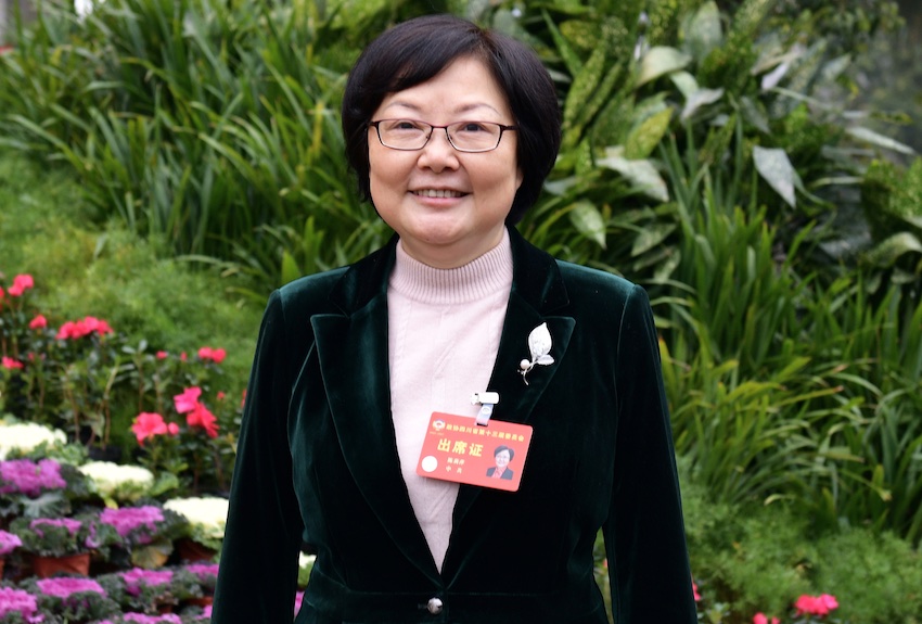 省政協委員、資陽市政協主席陳莉萍。受訪者供圖