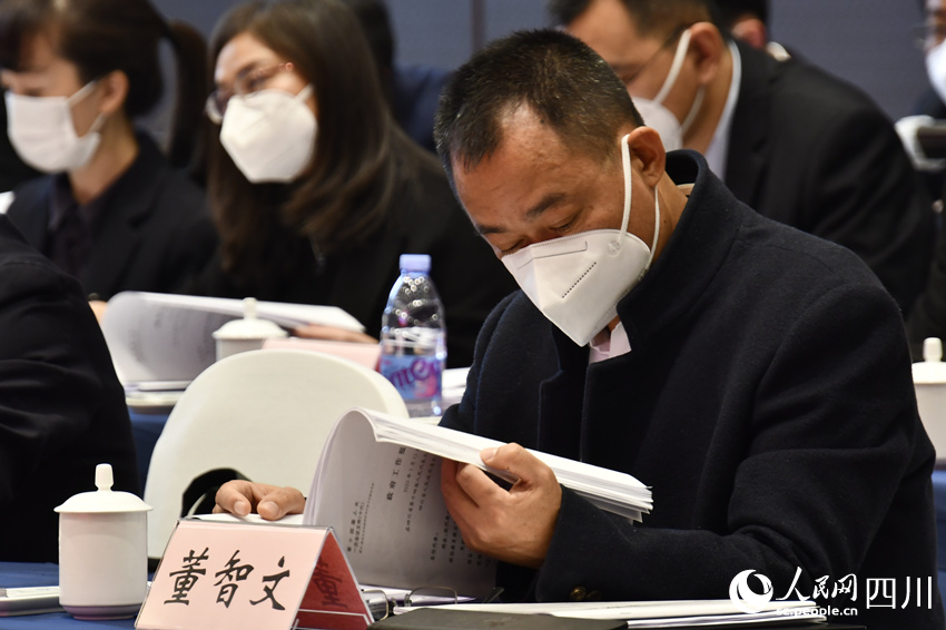 省人大代表董智文。人民網 王洪江攝