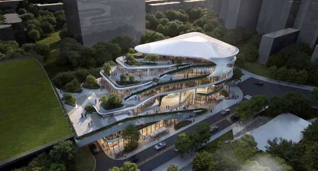 社區綜合體鳥瞰圖。武侯區融媒體中心供圖