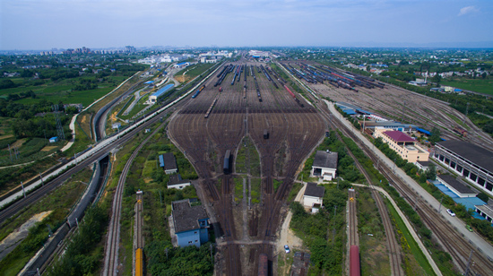 榮獲國家魯班獎的成都北編組站工程。中鐵八局供圖