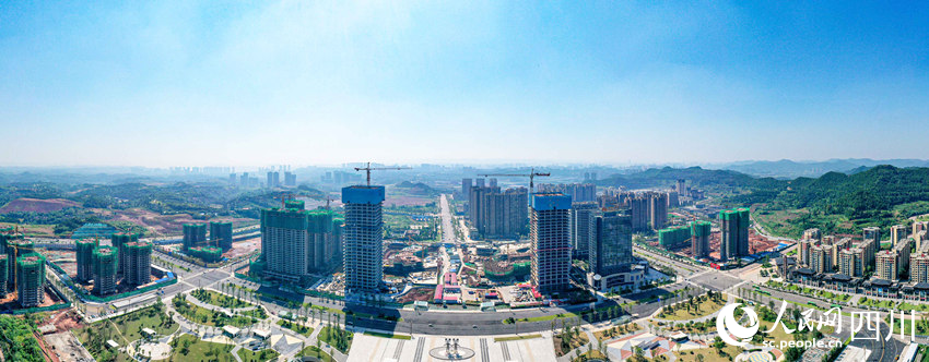 高鐵商務區。黎濤攝