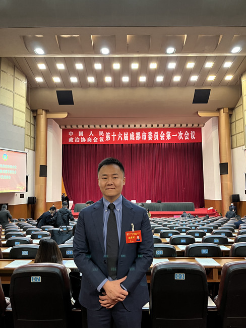 十六屆成都市政協委員柏添。受訪者供圖