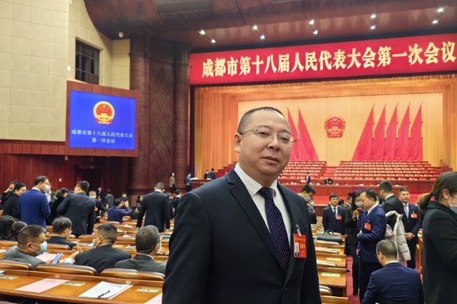 成都市人大代表程有聰。受訪者供圖