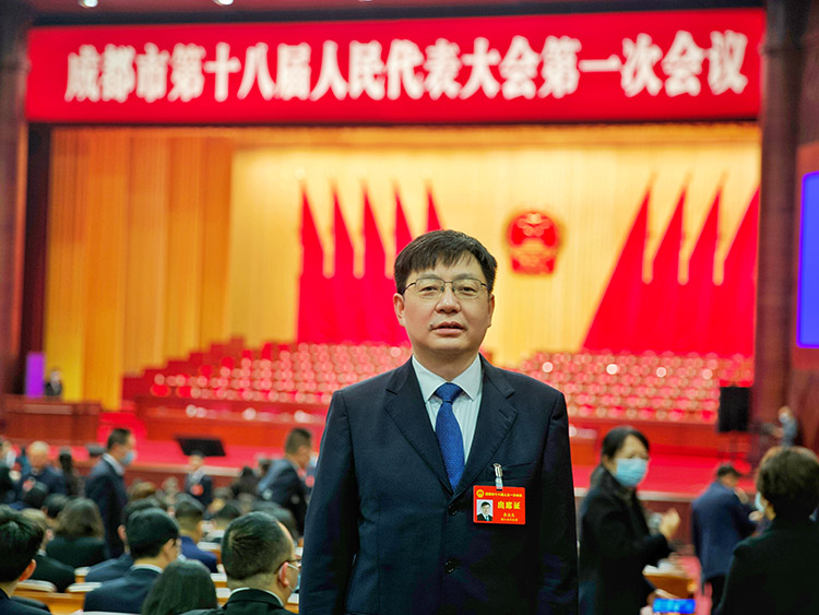 成都市人大代表李杰生。受訪者供圖