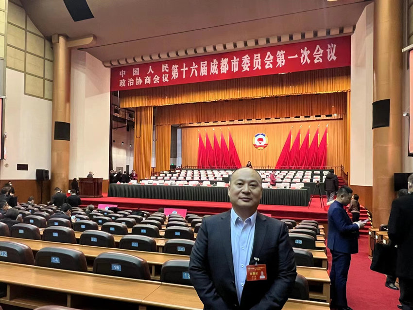 成都市政協委員李一磊。受訪者供圖