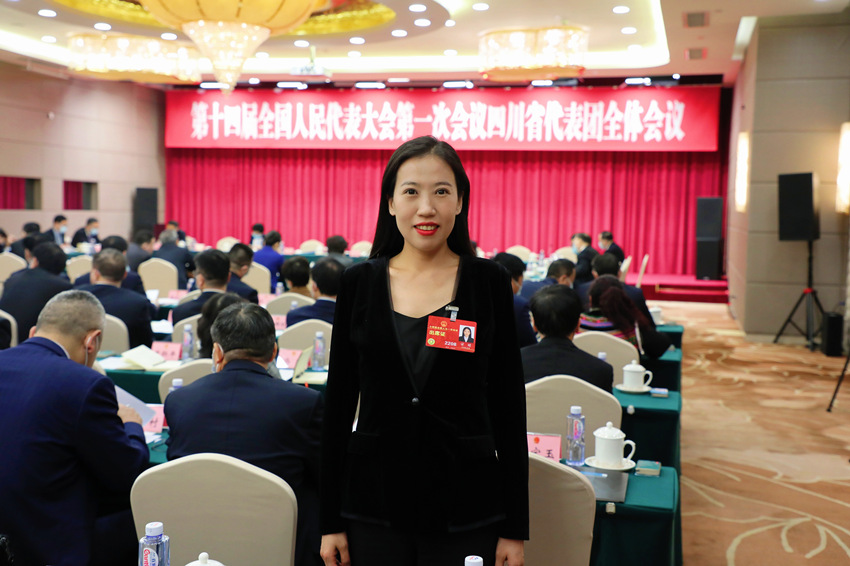 全國人大代表蒙媛。受訪者供圖