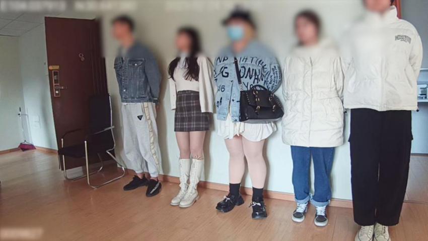 抓獲的犯罪嫌疑人。武侯區公安供圖