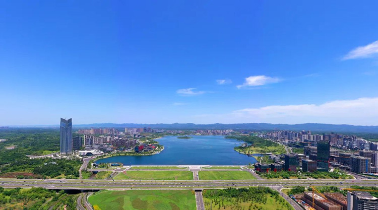 四川天府新區一角。周勇良供圖