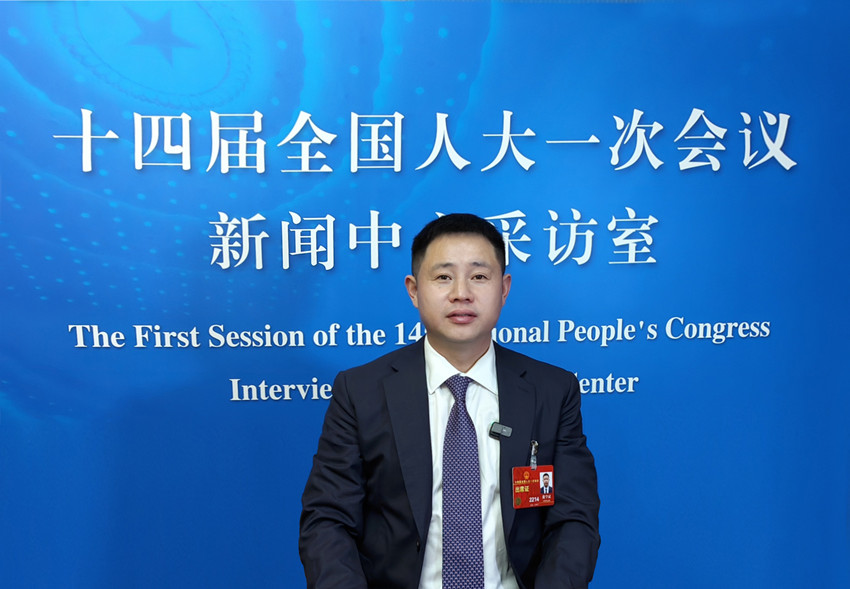 全國人大代表、藍潤集團董事長 戴學斌。受訪者供圖