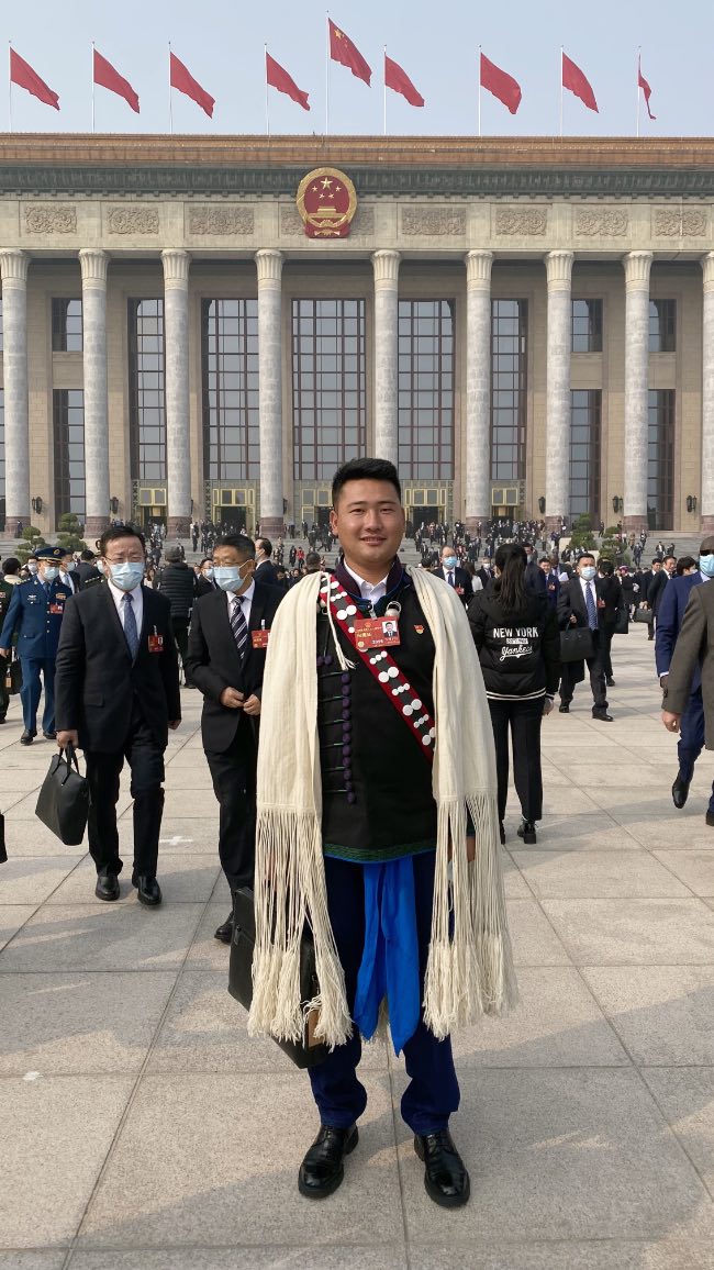 全國人大代表吉列子日。受訪者供圖