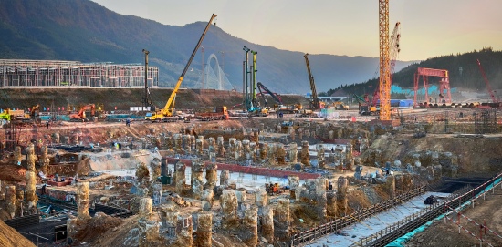 四川能投廣元燃氣發電項目建設正在加快推進。四川能投供圖