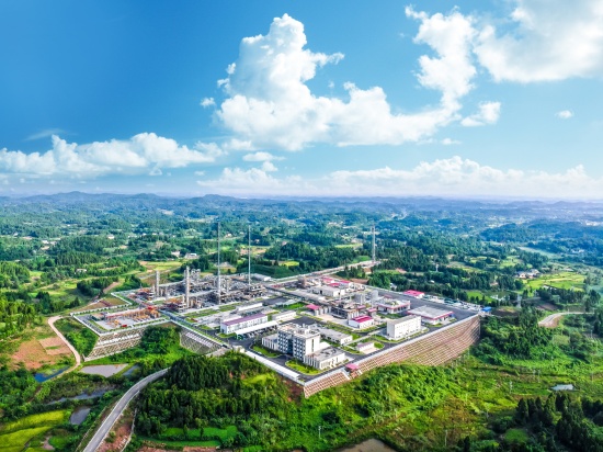 安岳氣田。資陽市委宣傳部供圖