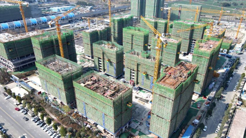 圖為TOD項目建設現場。成都軌道城市投資集團供圖