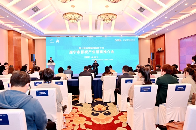 影視產業招商推介會。主辦方供圖