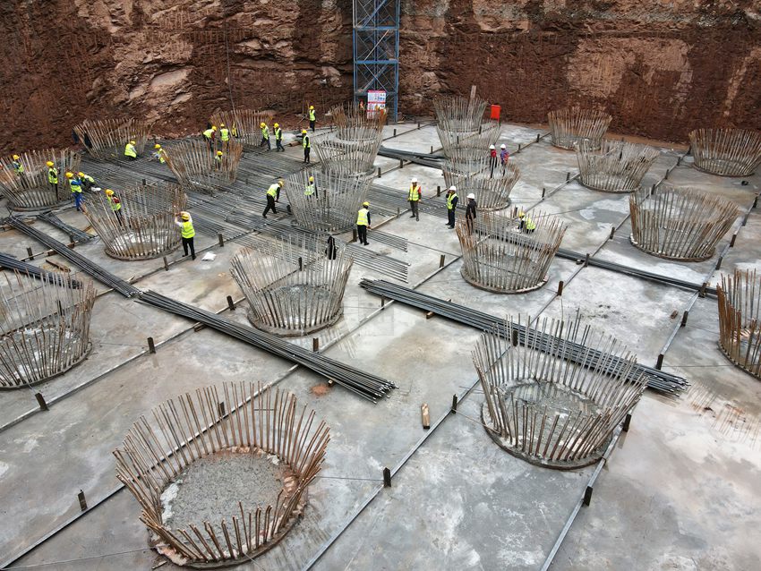 施工現場干凈、整潔、有序。成達萬高鐵有限公司供圖