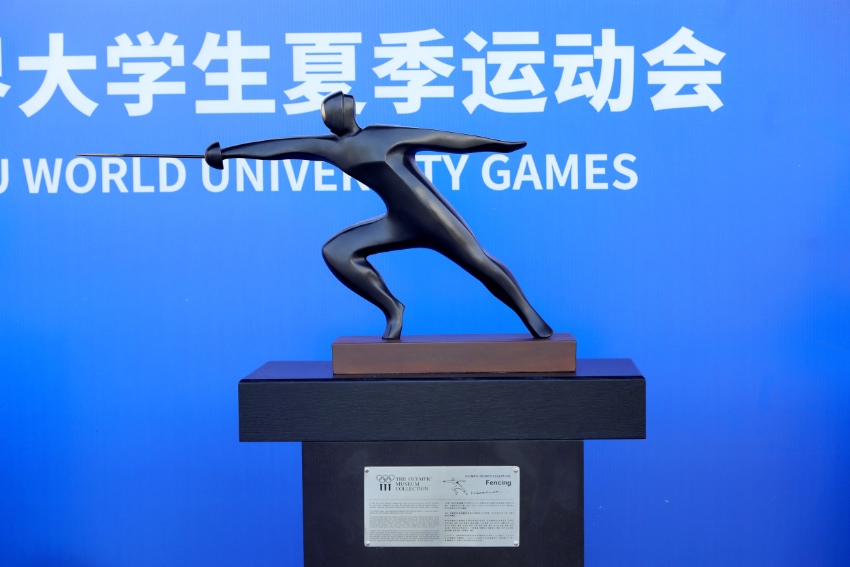 大運會火炬巡展綜合特展現場。成都大運會執委會供圖