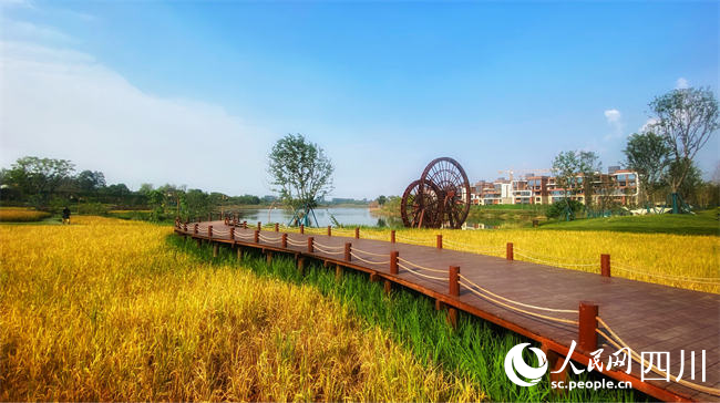 中鐵太陽島歸野田園。 郭貞紅攝