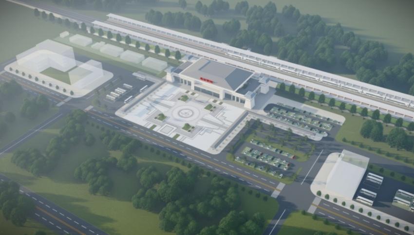 蓬安西站。蜀道集團供圖