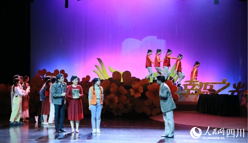 情景劇現場。陳芳斌攝