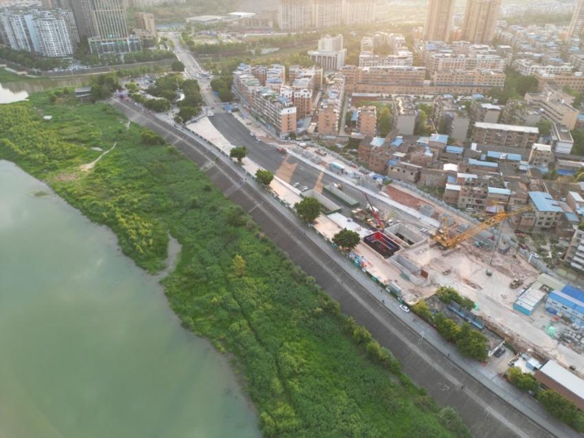 軌道交通資陽線建設現場。成都軌道集團供圖