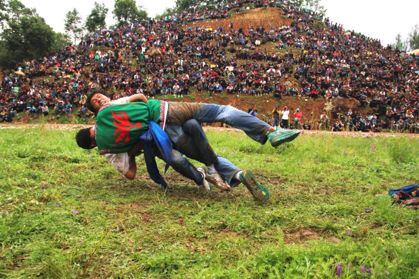 往屆涼山州火把節活動現場。涼山州委宣傳部供圖