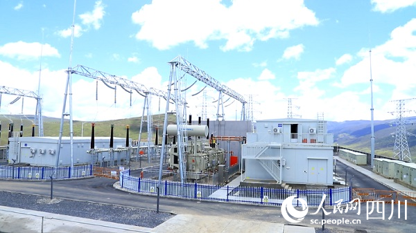 柯拉光伏項目升壓站。邱云攝