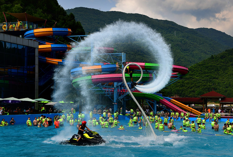 水上公園。利州區委宣傳部供圖