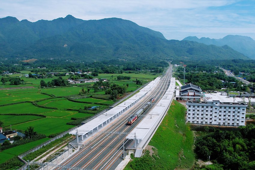 新建鐵路線啟動聯調聯試，意味著距離開通運營再進一步。成蘭公司供圖