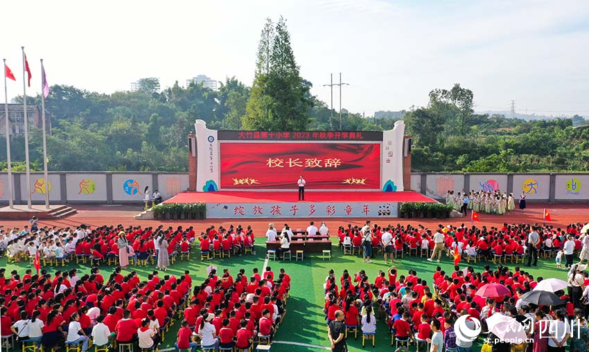 校長致辭。廖夢然攝