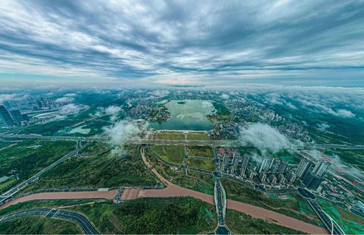 天府新區一角 賈樊供圖