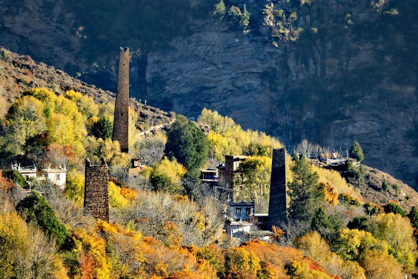 丹巴秋季風光。丹巴縣委宣傳部供圖