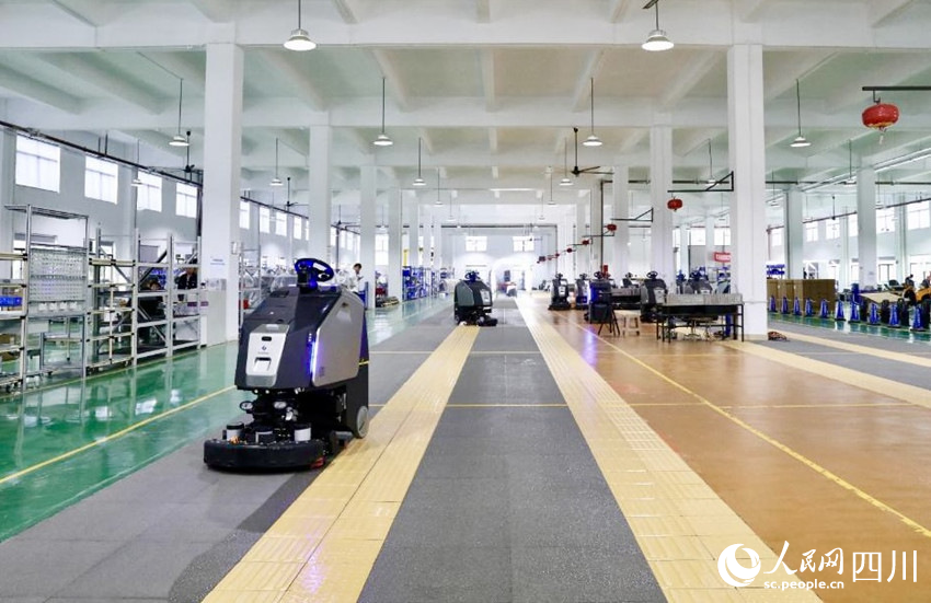 高仙機器人資陽一期工廠。人民網 王凡攝