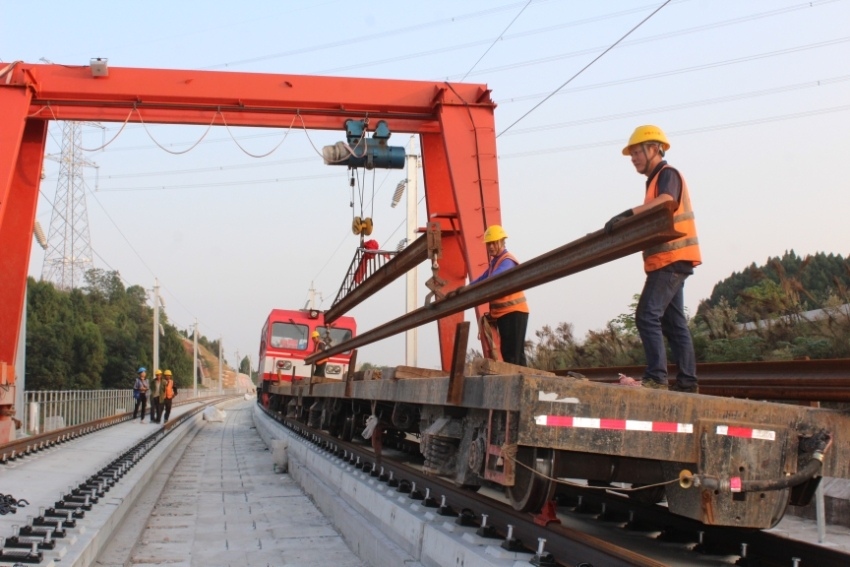 建設現場。成都地鐵供圖