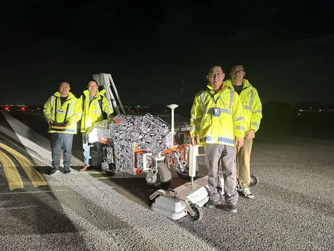 檢測現場。成都圭目機器人公司供圖